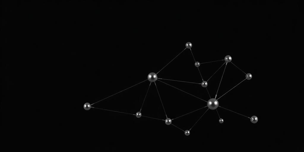 Abstract network diagram showing interconnected advertising nodes